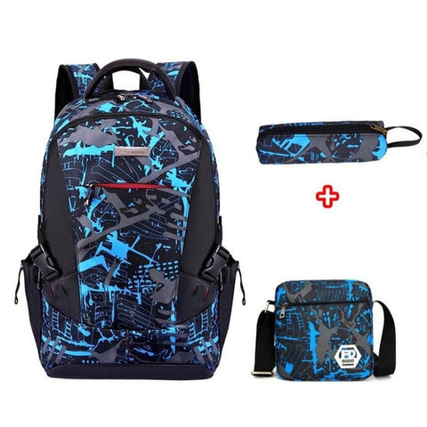 FengDong teen boys school bags kids
