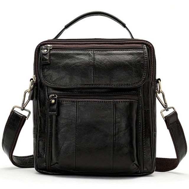 WESTAL Men's Genuine Leather Bag Crossbody Bags for Men