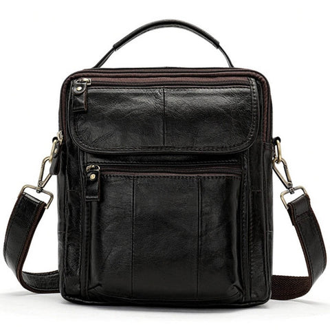 WESTAL Men's Genuine Leather Bag Crossbody Bags for Men