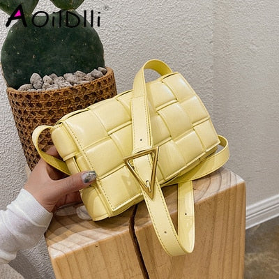 Small Weave Flap Bags For Women