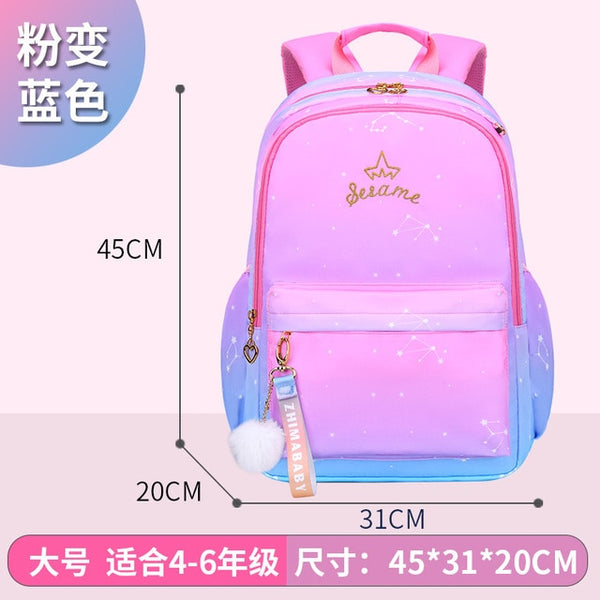 2020 Children School Bag Girls Kids Satchel Primary school backpack princess