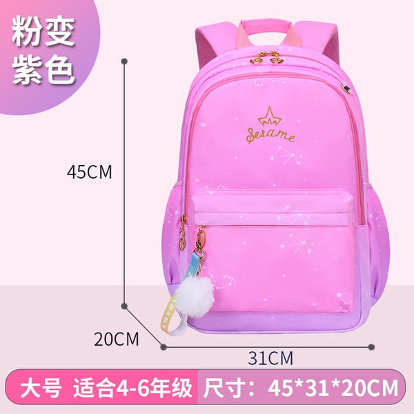 2020 Children School Bag Girls Kids Satchel Primary school backpack princess