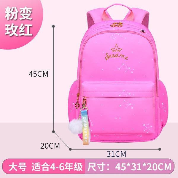 2020 Children School Bag Girls Kids Satchel Primary school backpack princess