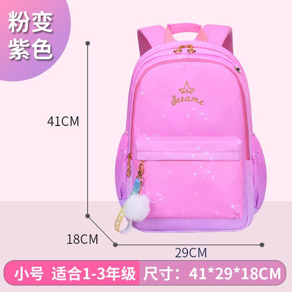 2020 Children School Bag Girls Kids Satchel Primary school backpack princess