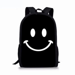 Cute Smiley Face Custom Bagpack School Bags For Boys Girls Student Children School Backpack