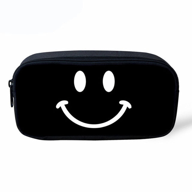 Cute Smiley Face Custom Bagpack School Bags For Boys Girls Student Children School Backpack