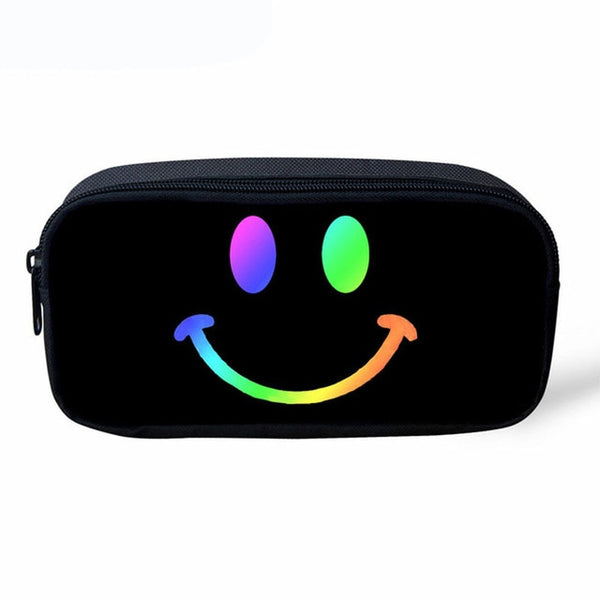 Cute Smiley Face Custom Bagpack School Bags For Boys Girls Student Children School Backpack