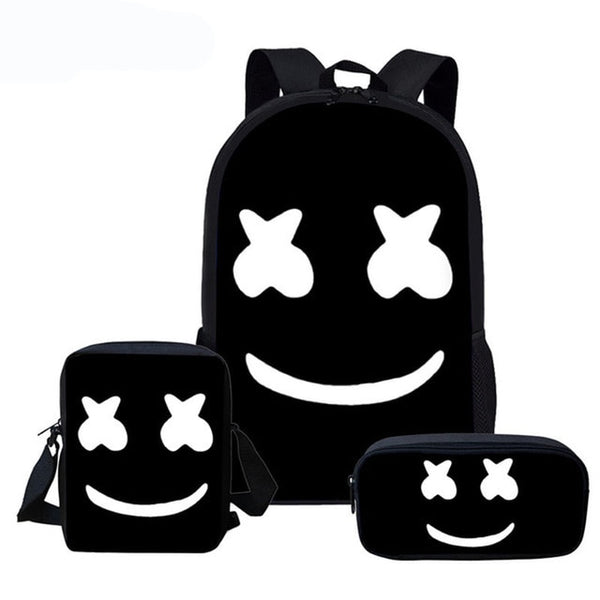 Cute Smiley Face Custom Bagpack School Bags For Boys Girls Student Children School Backpack