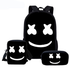 Cute Smiley Face Custom Bagpack School Bags For Boys Girls Student Children School Backpack