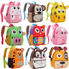 2020 New 3D Animal Children Backpacks Brand Design Girl Boys Backpack