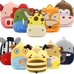 2020 3D Cartoon Plush Children Backpacks kindergarten Schoolbag