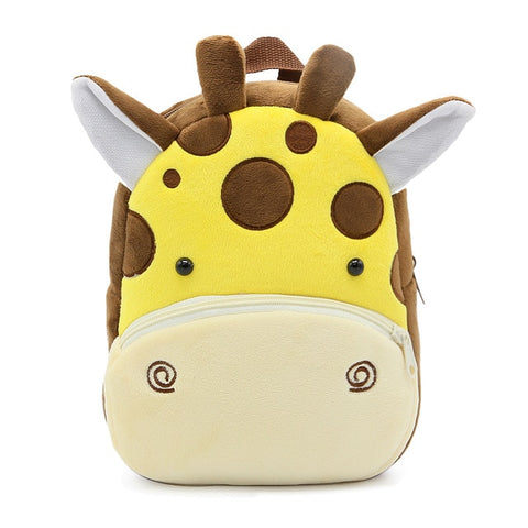 2020 3D Cartoon Plush Children Backpacks kindergarten Schoolbag