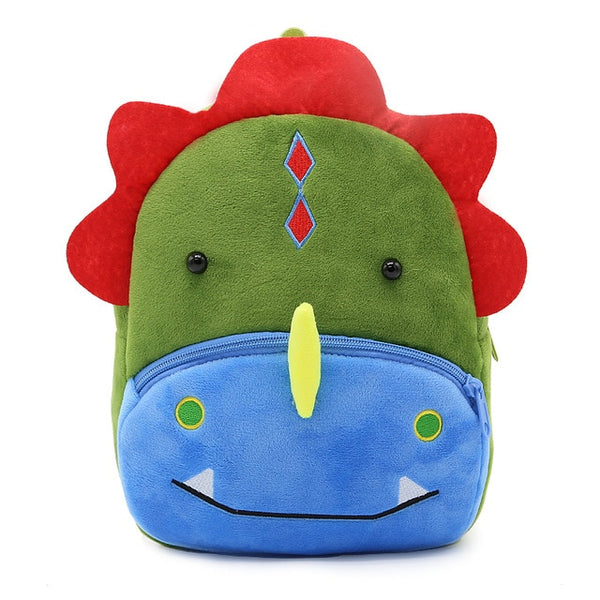 2020 3D Cartoon Plush Children Backpacks kindergarten Schoolbag