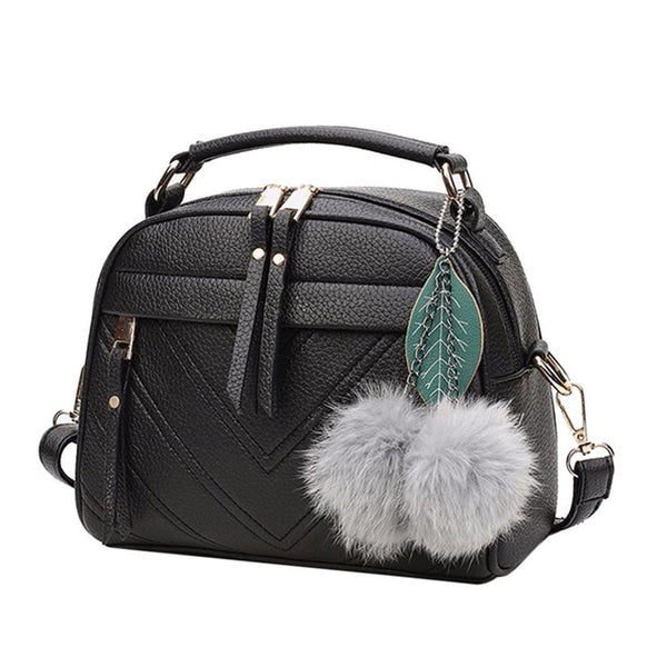 PU Leather Handbag For Women Girl Fashion