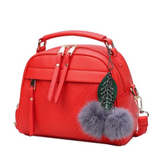 PU Leather Handbag For Women Girl Fashion