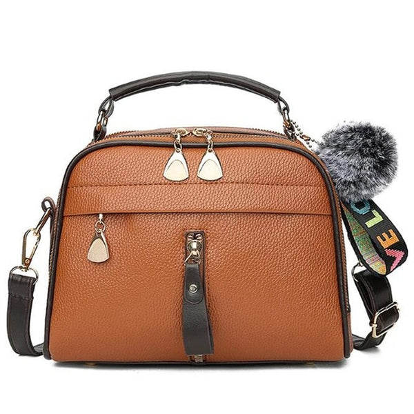 PU Leather Handbag For Women Girl Fashion