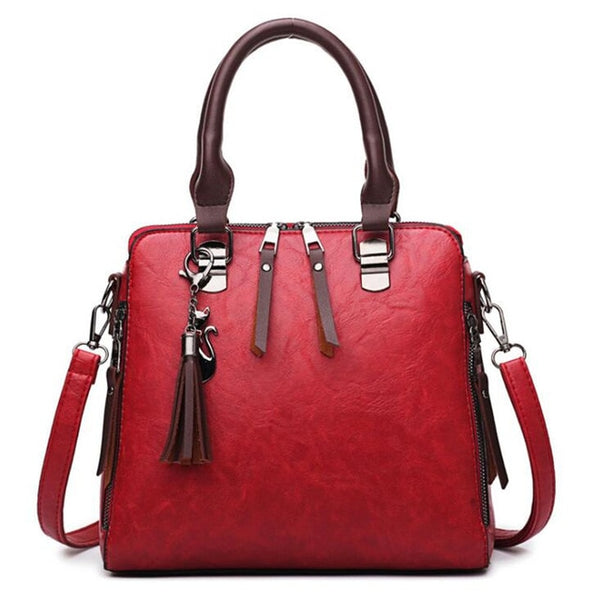 PU Leather Handbag For Women Girl Fashion