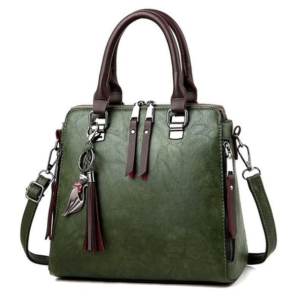 PU Leather Handbag For Women Girl Fashion