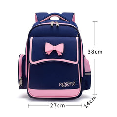 SUN EIGHT Bow Girl School Backpack Orthopedic Back Children School Bags