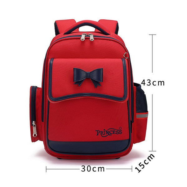 SUN EIGHT Bow Girl School Backpack Orthopedic Back Children School Bags