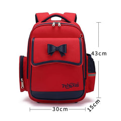 SUN EIGHT Bow Girl School Backpack Orthopedic Back Children School Bags