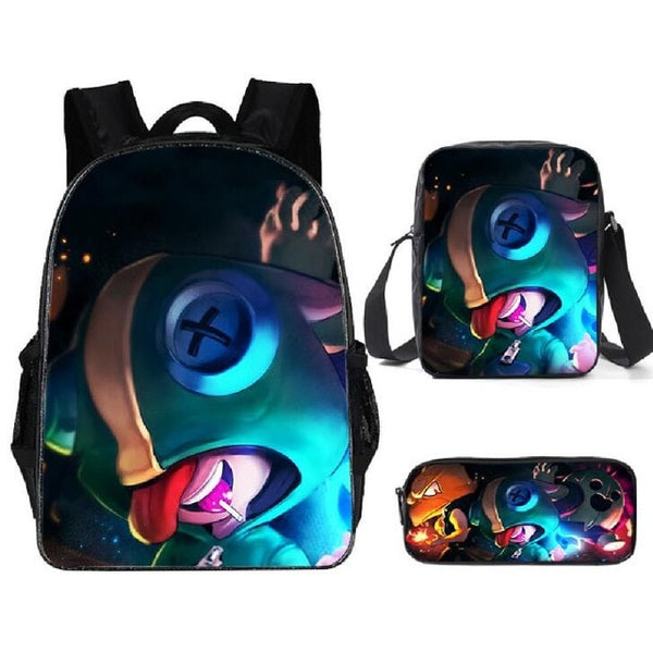 Leon Spike Shell Game School Bag for Teenager Boys Girls Kids Personized Schoolbag
