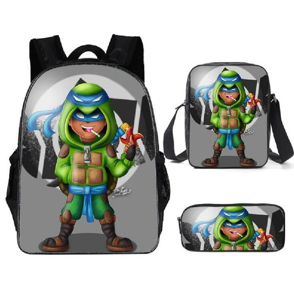 Leon Spike Shell Game School Bag for Teenager Boys Girls Kids Personized Schoolbag