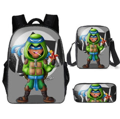 Leon Spike Shell Game School Bag for Teenager Boys Girls Kids Personized Schoolbag