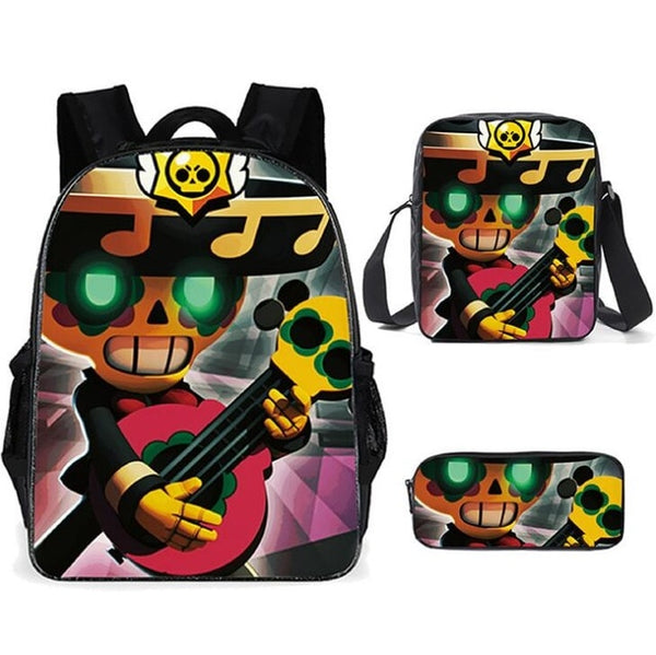 Leon Spike Shell Game School Bag for Teenager Boys Girls Kids Personized Schoolbag