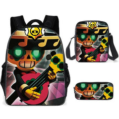 Leon Spike Shell Game School Bag for Teenager Boys Girls Kids Personized Schoolbag