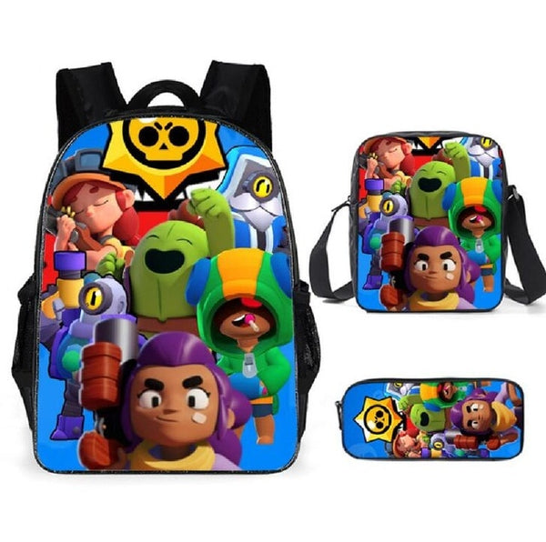 Leon Spike Shell Game School Bag for Teenager Boys Girls Kids Personized Schoolbag