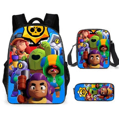 Leon Spike Shell Game School Bag for Teenager Boys Girls Kids Personized Schoolbag