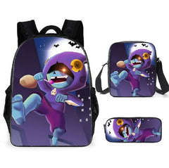 Leon Spike Shell Game School Bag for Teenager Boys Girls Kids Personized Schoolbag