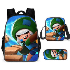 Leon Spike Shell Game School Bag for Teenager Boys Girls Kids Personized Schoolbag