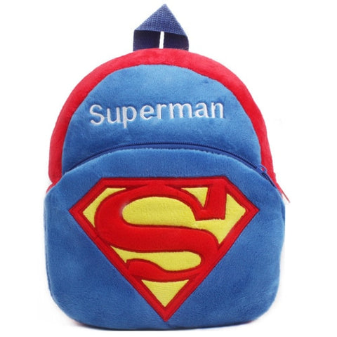 Fashion Children School Bags 3D Cartoon Print Plush Kids Backpack