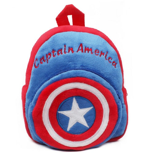 Fashion Children School Bags 3D Cartoon Print Plush Kids Backpack
