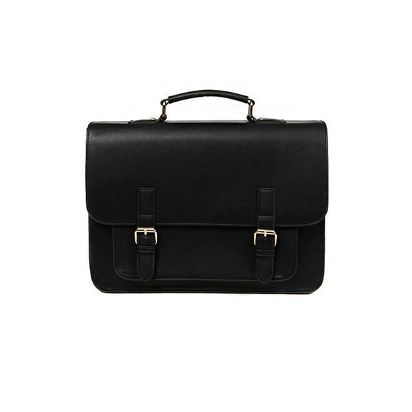 2020 New Women British Leather Handbag Business Briefcase Men