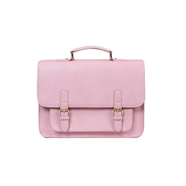 2020 New Women British Leather Handbag Business Briefcase Men