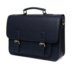 2020 New Women British Leather Handbag Business Briefcase Men