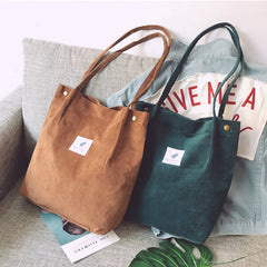 Bags for Women 2020 Corduroy Shoulder Bag