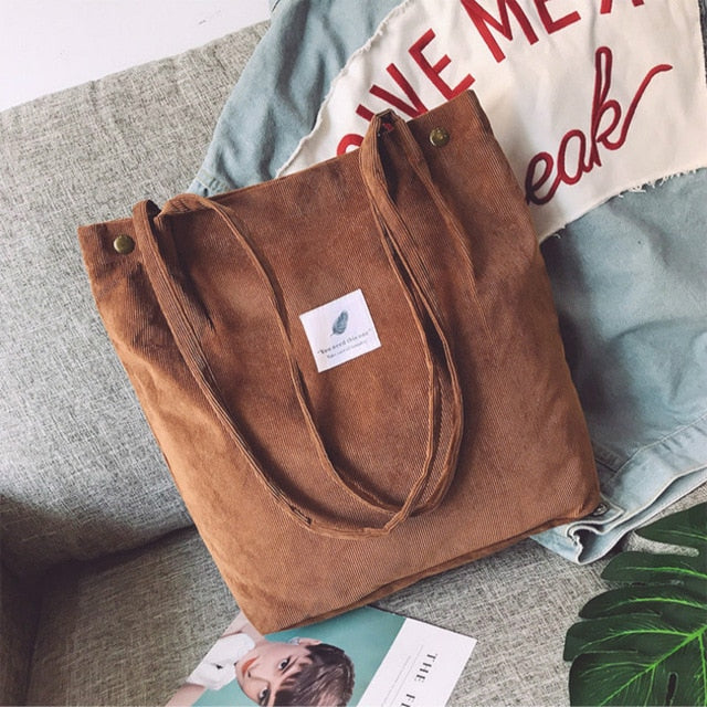 Bags for Women 2020 Corduroy Shoulder Bag
