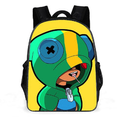 Leon Spike Shell Game School Bag for Teenager Boys Girls Kids Personized Schoolbag