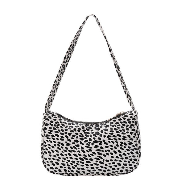 Fashion Cow Milk Print Women Handbag Totes Female