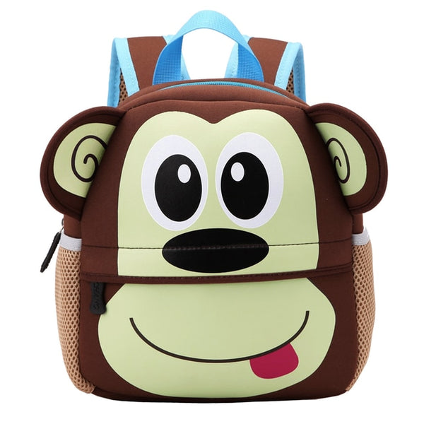 2020 New 3D Animal Children Backpacks Brand Design Girl Boys Backpack