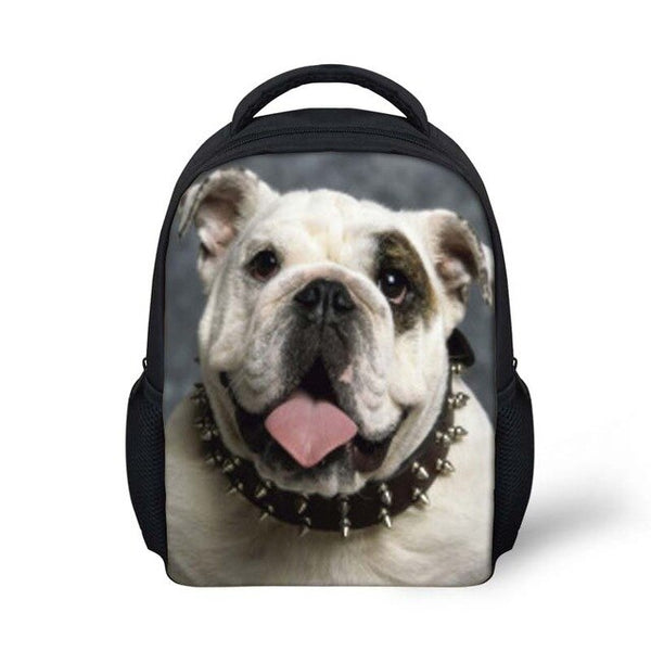 12 inch Wolf Printing Kids School Bags For Baby Boys&Girls