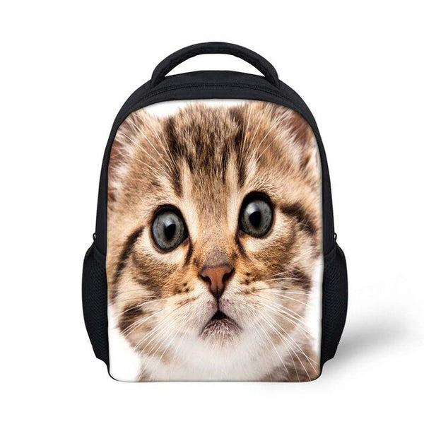 12 inch Wolf Printing Kids School Bags For Baby Boys&Girls