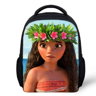 13 Inch Cartoon Ocean Moana Kids Backpack