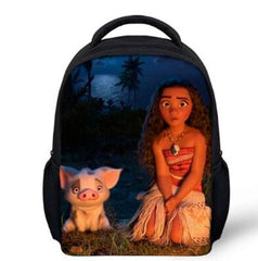 13 Inch Cartoon Ocean Moana Kids Backpack